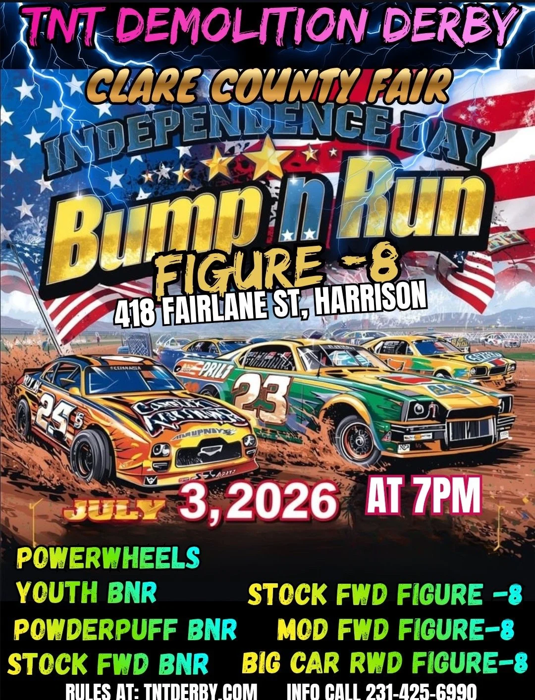 Clare County Fair Independence Day Celebration Derby