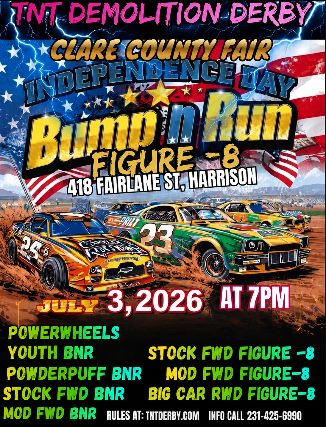 Clare County Fair Independence Day Celebration Derby