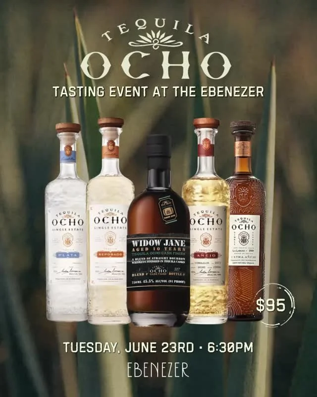 This might be our most requested event yet&hellip; ☀️🥃

Tequila Ocho is coming to The Ebenezer.

A summer evening built for tequila lovers, featuring one of the most respected names in tequila and a tasting experience we&rsquo;ve had a lot of reques
