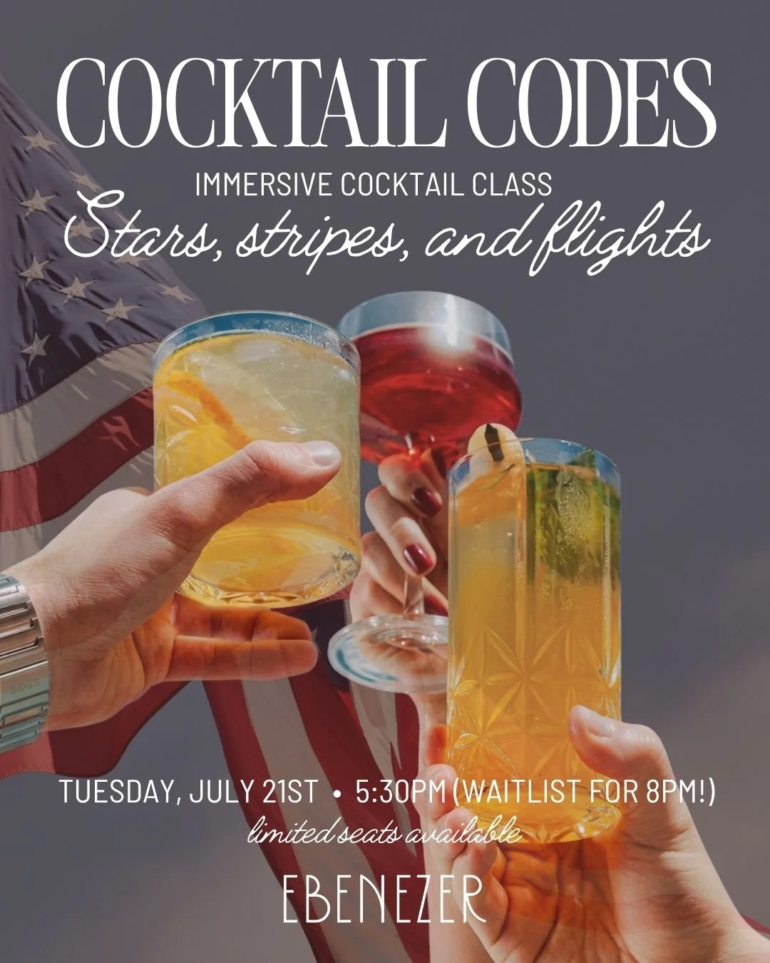 Cocktail Codes: STARS, STRIPES, AND FLIGHTS
