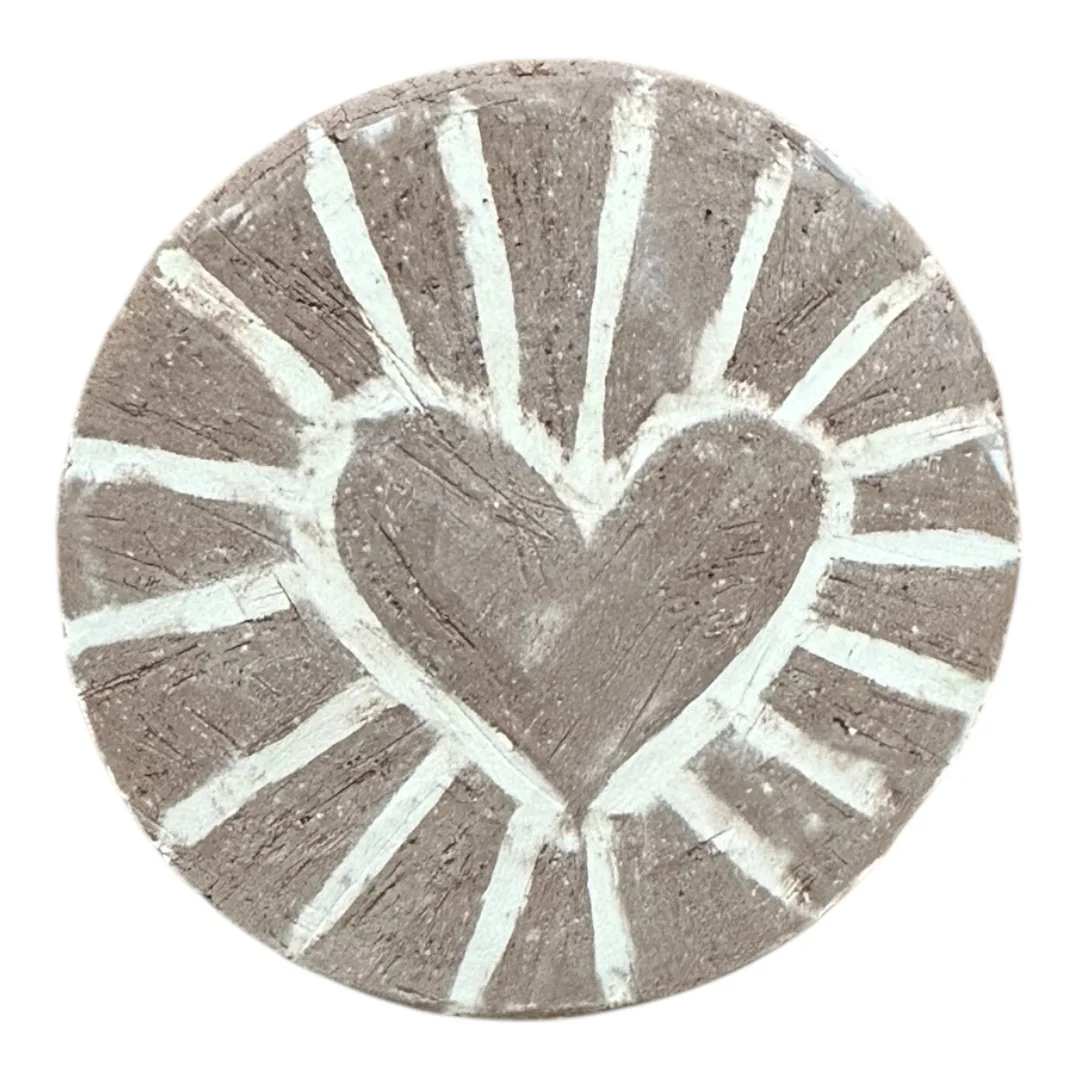 sample of mishima on clay tile