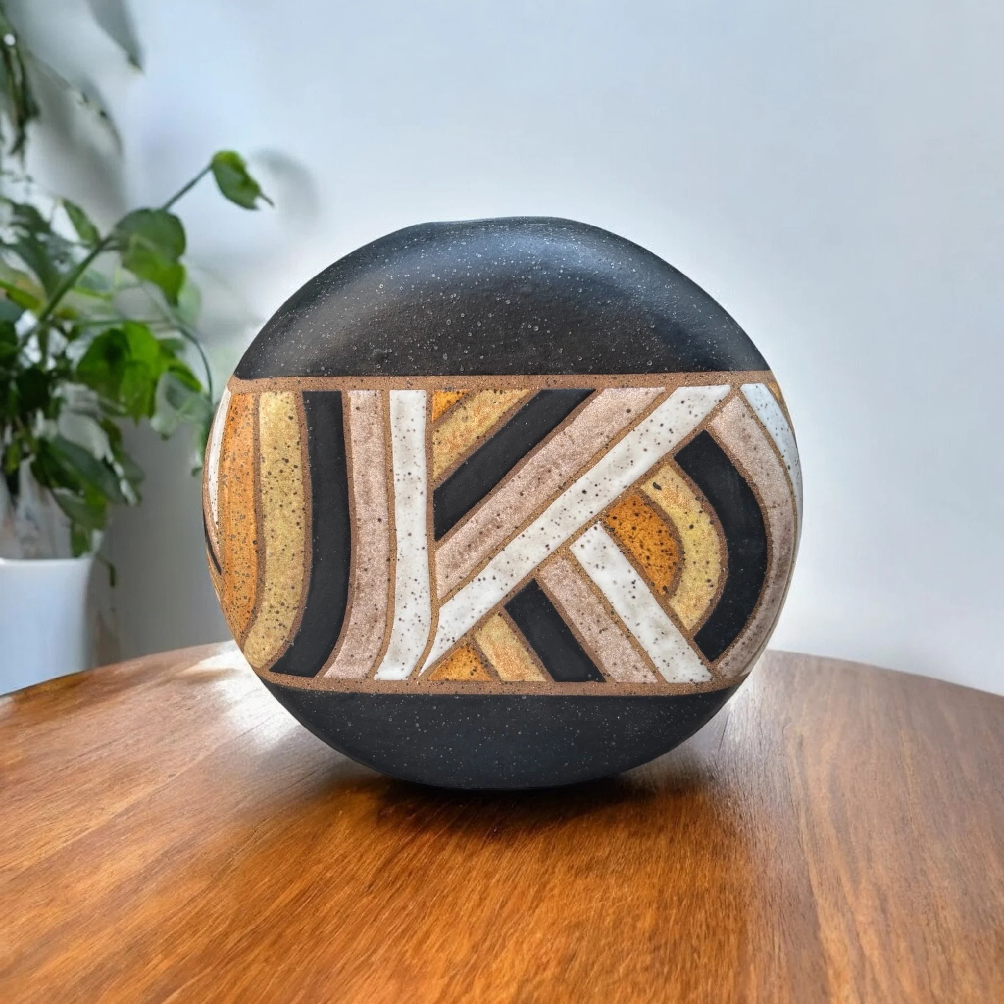 crepe paper tape resist on ceramics