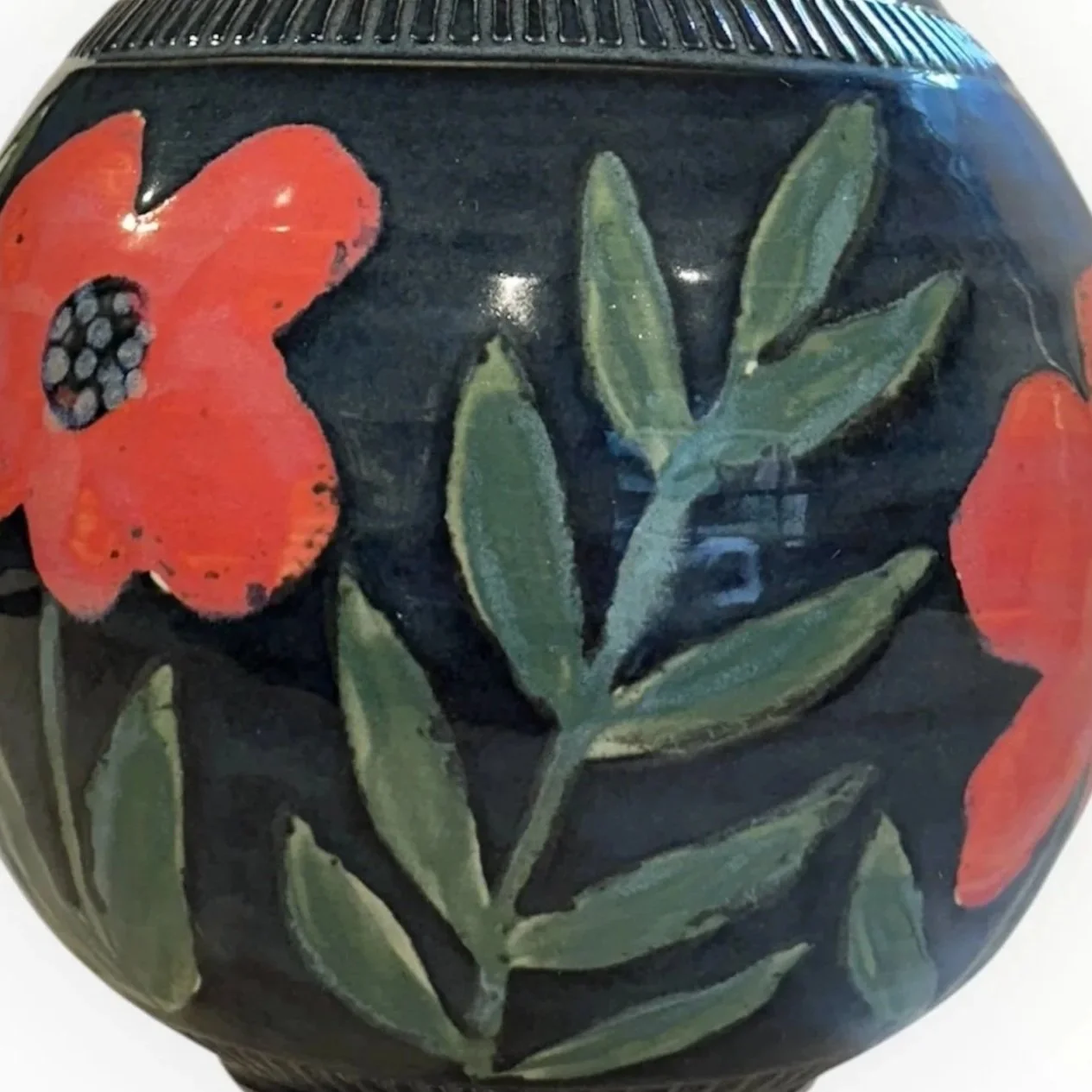 glaze painting on porcelain
