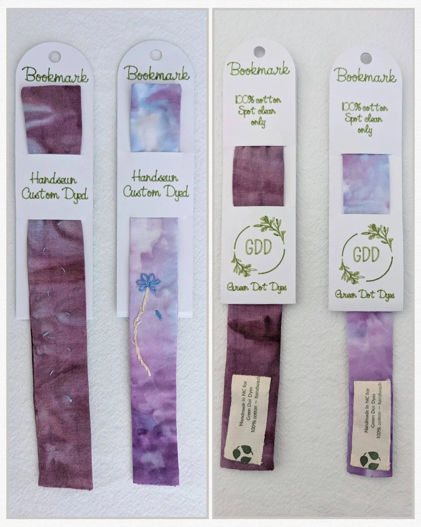 Spotlight on #handsewnbykitty : bookmarks! These little cuties are hand-embroidered, made from scraps of our other sewing projects. They're also lightweight, which is great for marking your place in your beach read but also means they've taken flight