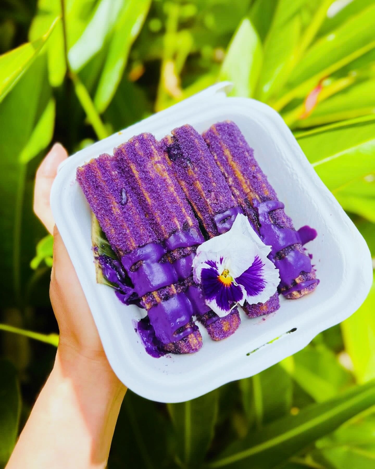 &ldquo;🌟✨ It&rsquo;s Minasa Weekend! 🌟✨ Join us for some purple love with our delicious Ube Churros! 💜✨ Open today from 12pm-4pm and this Sunday from 10am-2pm. Call 808-629-9958 to place your order. See you soon! 🌈🍴 #UbeChurros #WeekendVibes #Mi