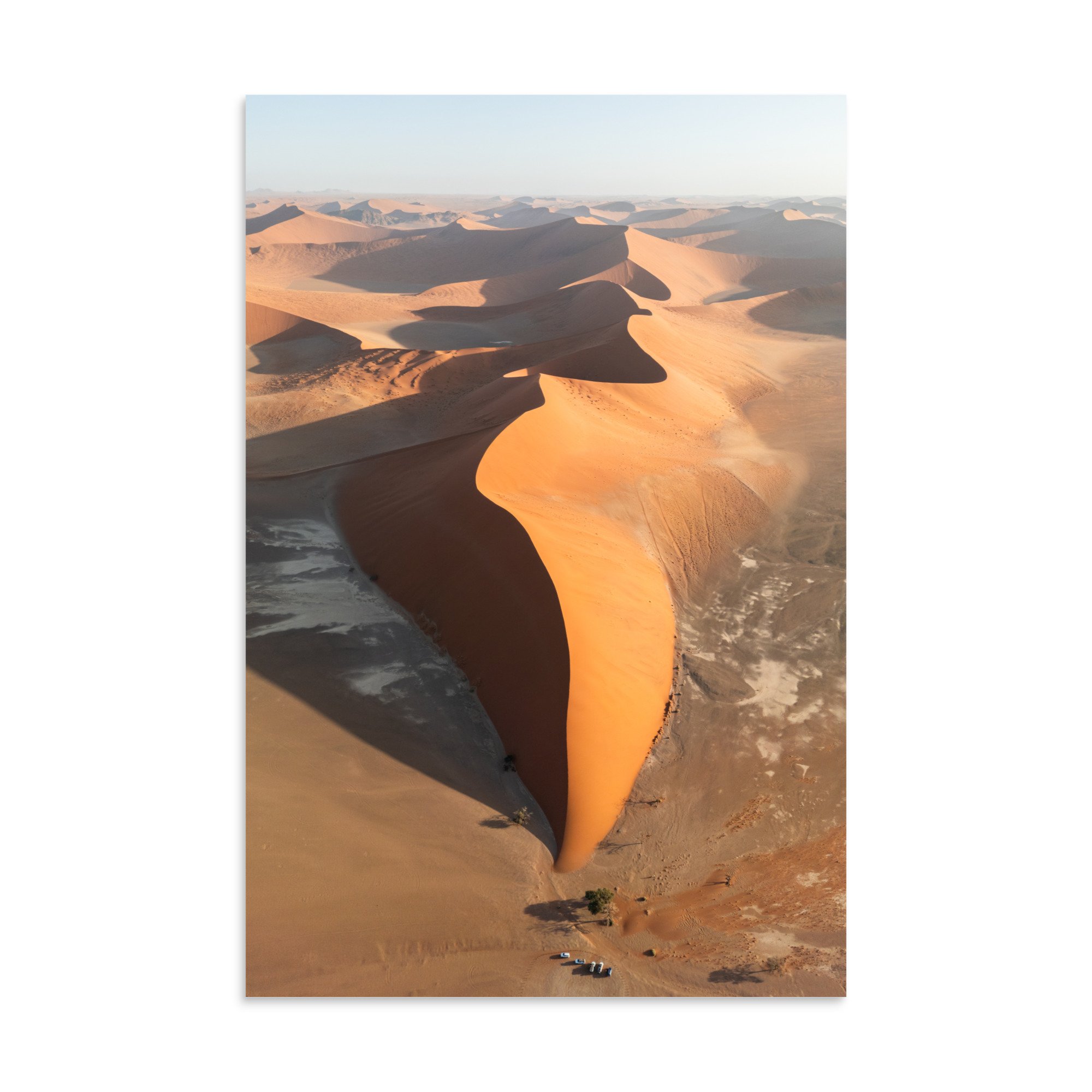 Endless Curves: Namib Desert Aerial Dune Wall Art