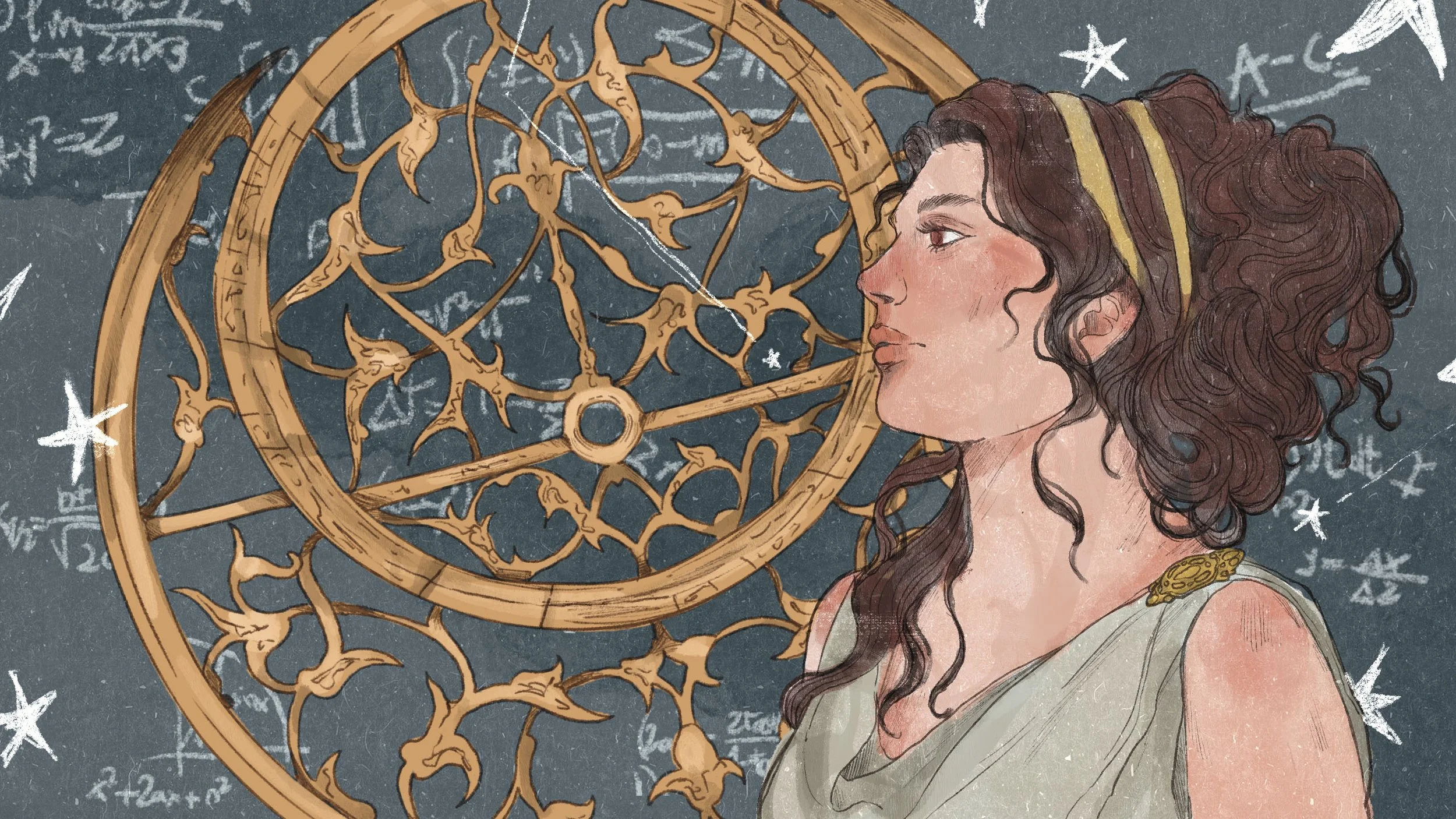 Portrait of Hypatia of Alexandria