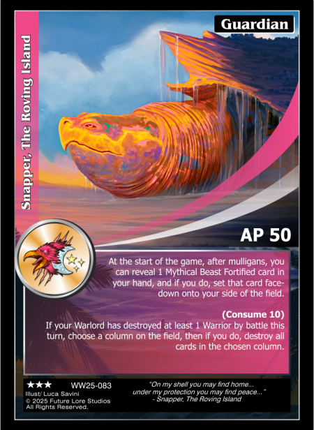 Snapper, The Roving Island (Rare) WW25-083