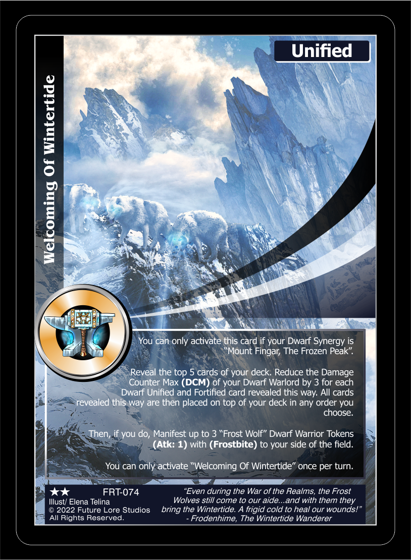 Welcoming Of Wintertide (Uncommon) FRT-074