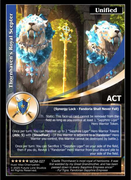 Thornhaven’s Royal Scepter (Exalted) MOM-027
