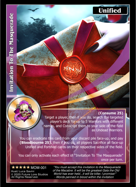 Invitation To The Masquerade (Exalted) MOM-001