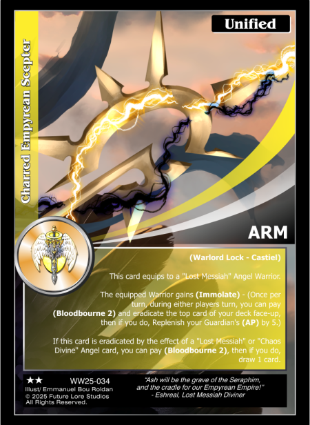 Charred Empyrean Scepter (Uncommon) WW25-034