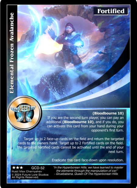Elemental Frozen Avalanche (Rare) GCD-52