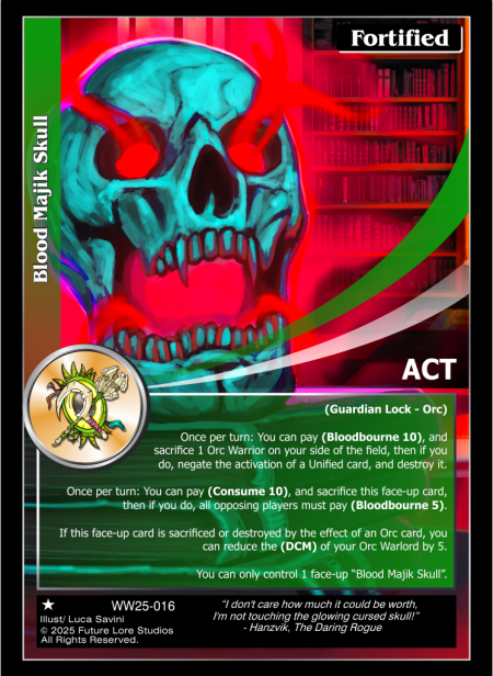 Blood Majik Skull WW25-016 (Common) WW25-016