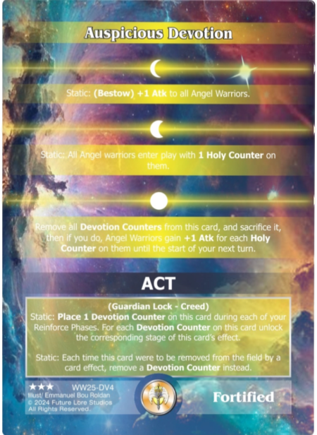 Auspicious Devotion  (Rare) WW25-DV4