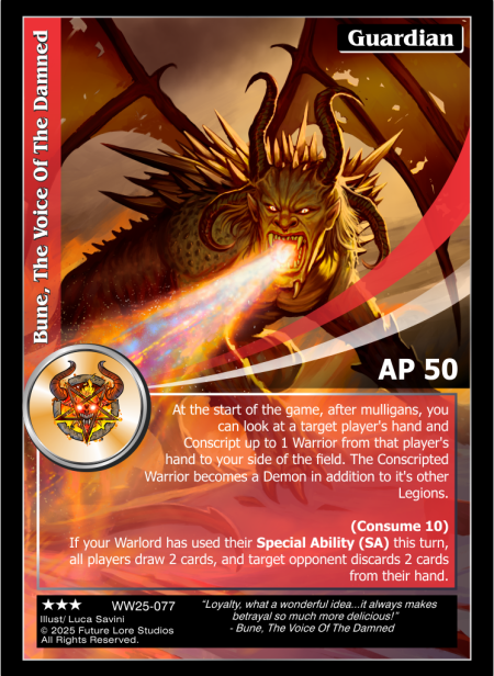 Bune, The Voice of the Damned (Rare) WW25-077