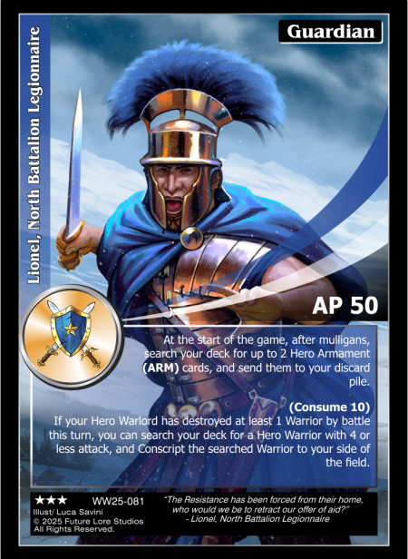 Lionel, North Battalion Legionnaire (Rare) WW25-081