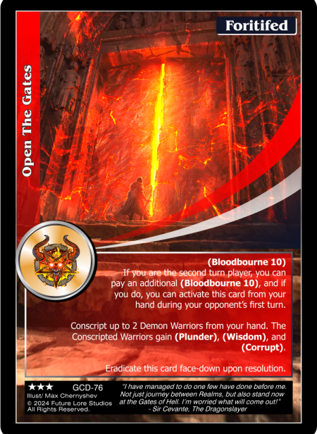 Open the Gates (Rare) GCD-76