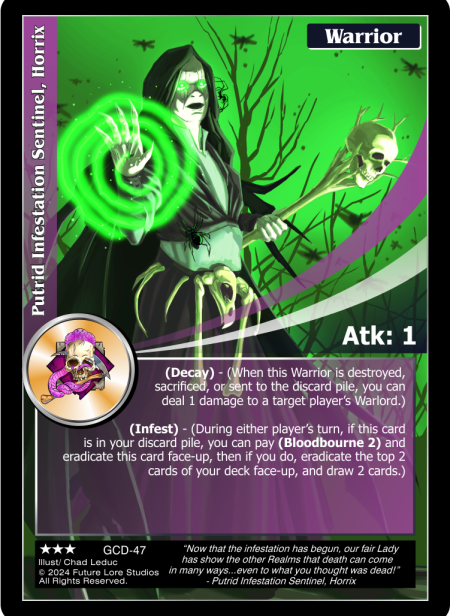 Putrid Infestation Sentinel, Horrix (Rare) GCD-47