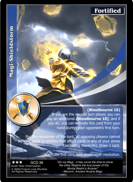 Magi Shieldstorm (Rare) GCD-36
