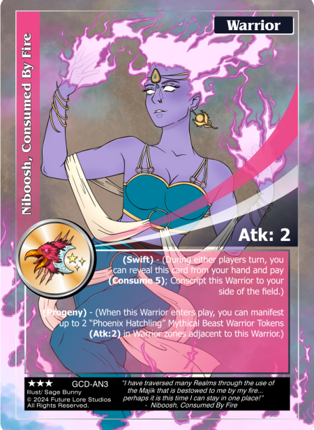 Niboosh, Consumed By Fire (Rare) GCD-AN3