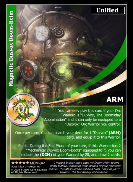 Magnetic Duxvox Doom-Helm (Exalted) MOM-041