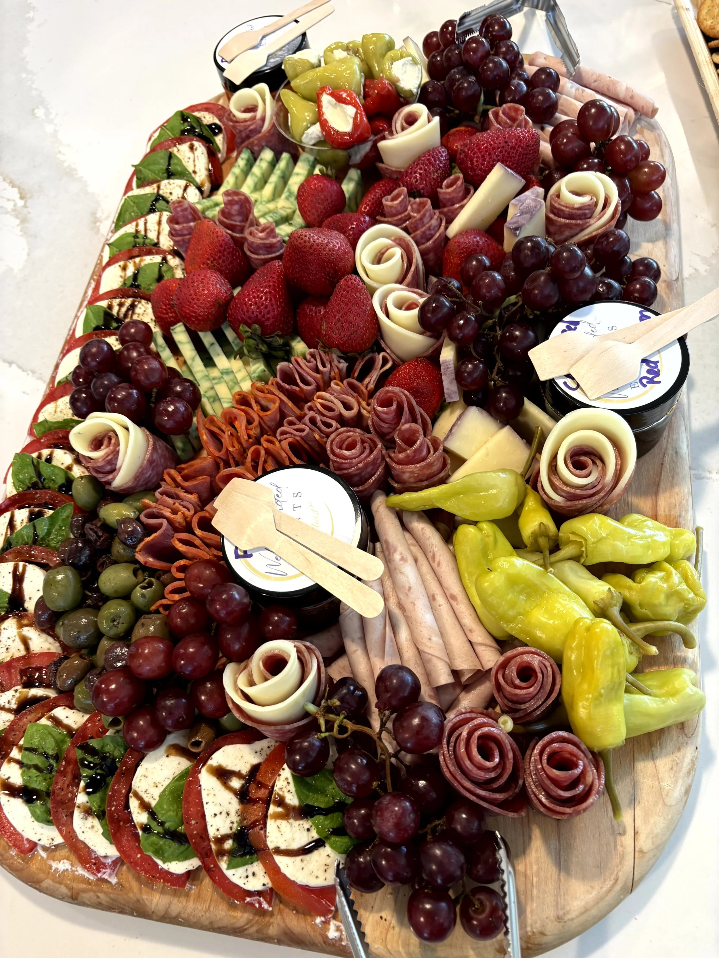 Charcuterie Grazing table catering Kansas City event