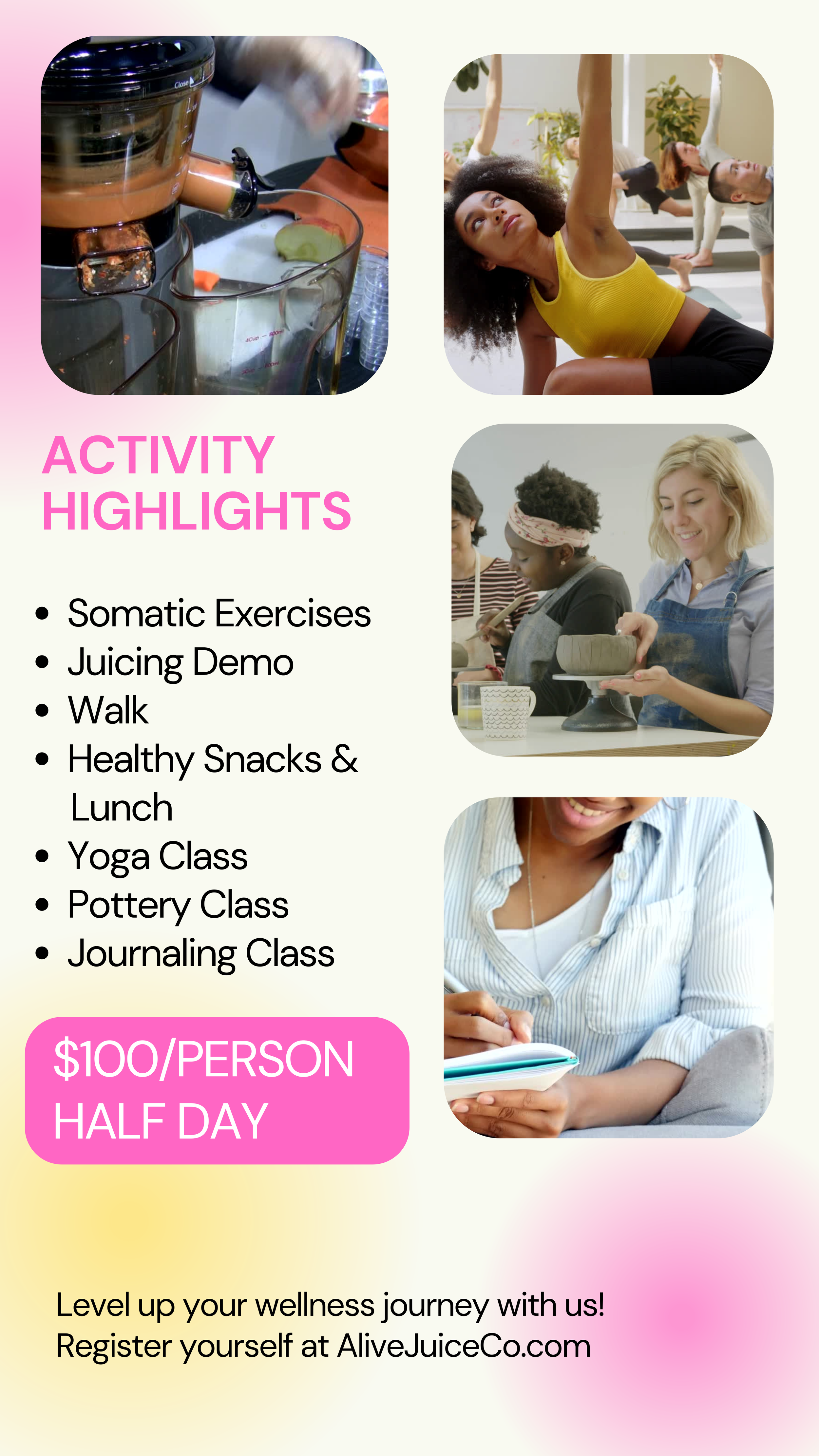 Half Day Ticket: Embody Experience
