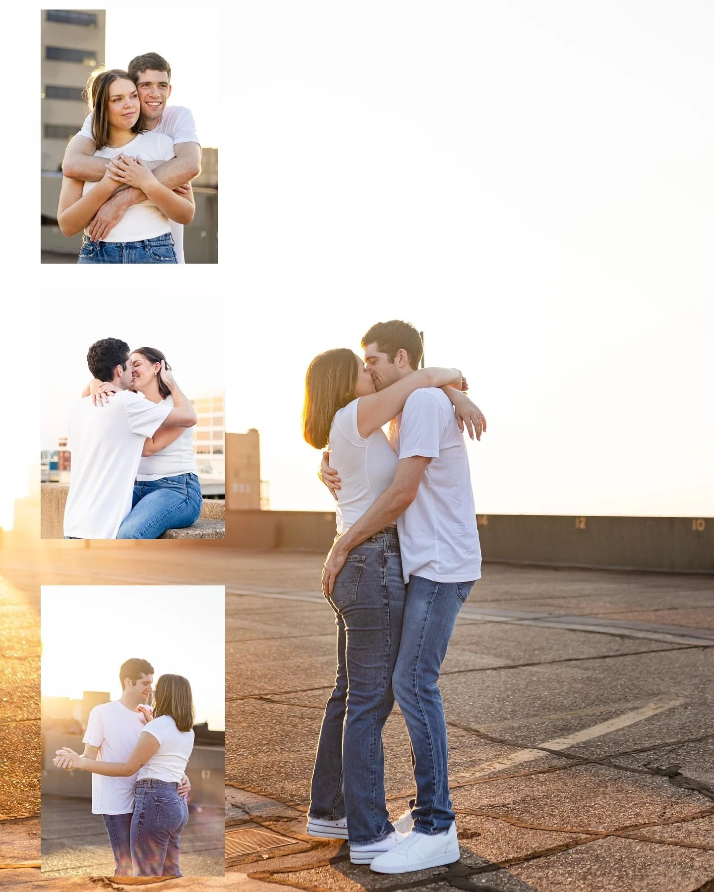We woke up at sunrise for this engagement shoot and boy was it worth it 🥹
&bull;
&bull;
&bull;
@kylee_peck we were teammates in college and then roomies after and I remember talking about life moments like this with you. I am so happy to continue to