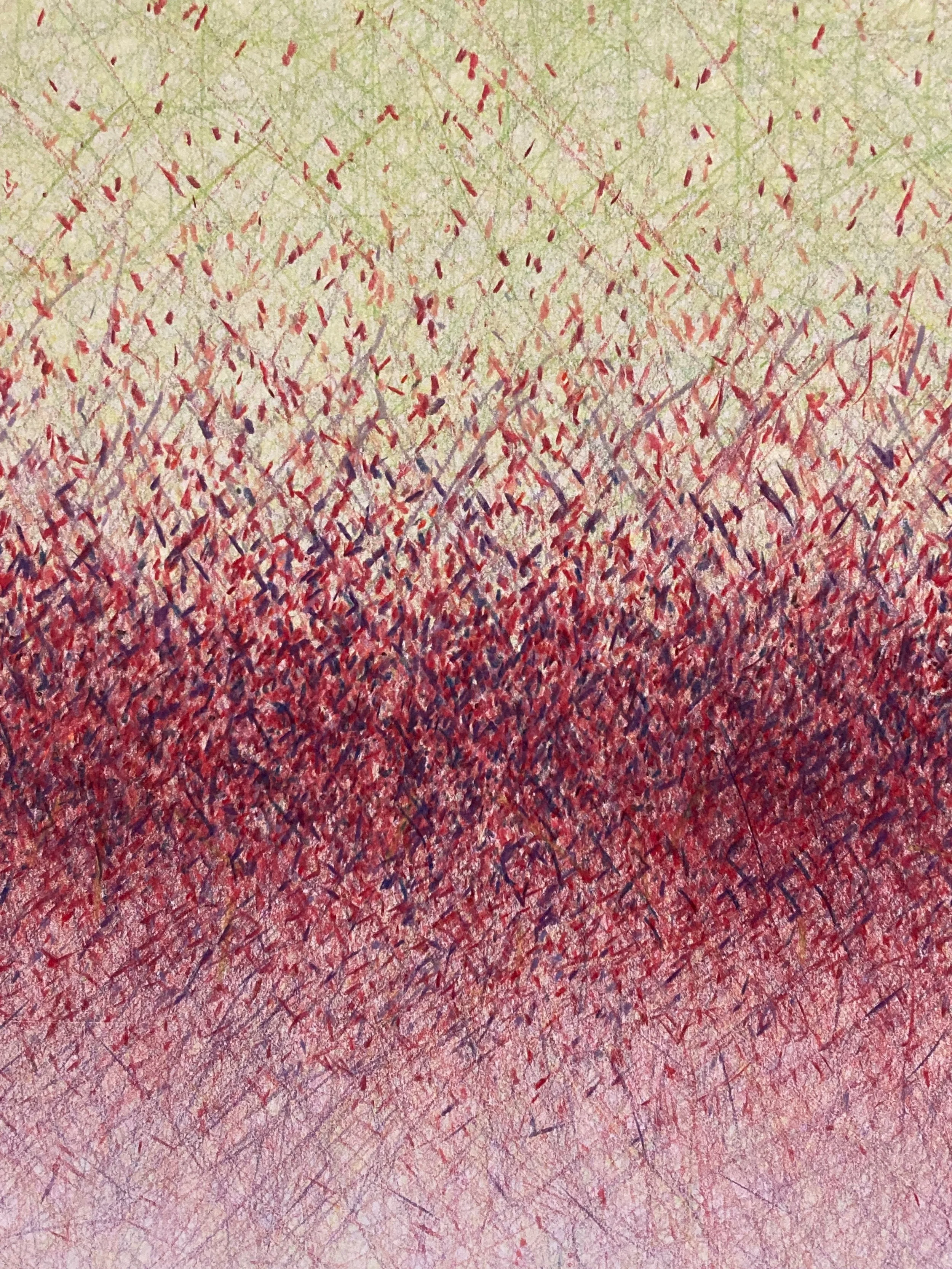 The burn, drummed drawing