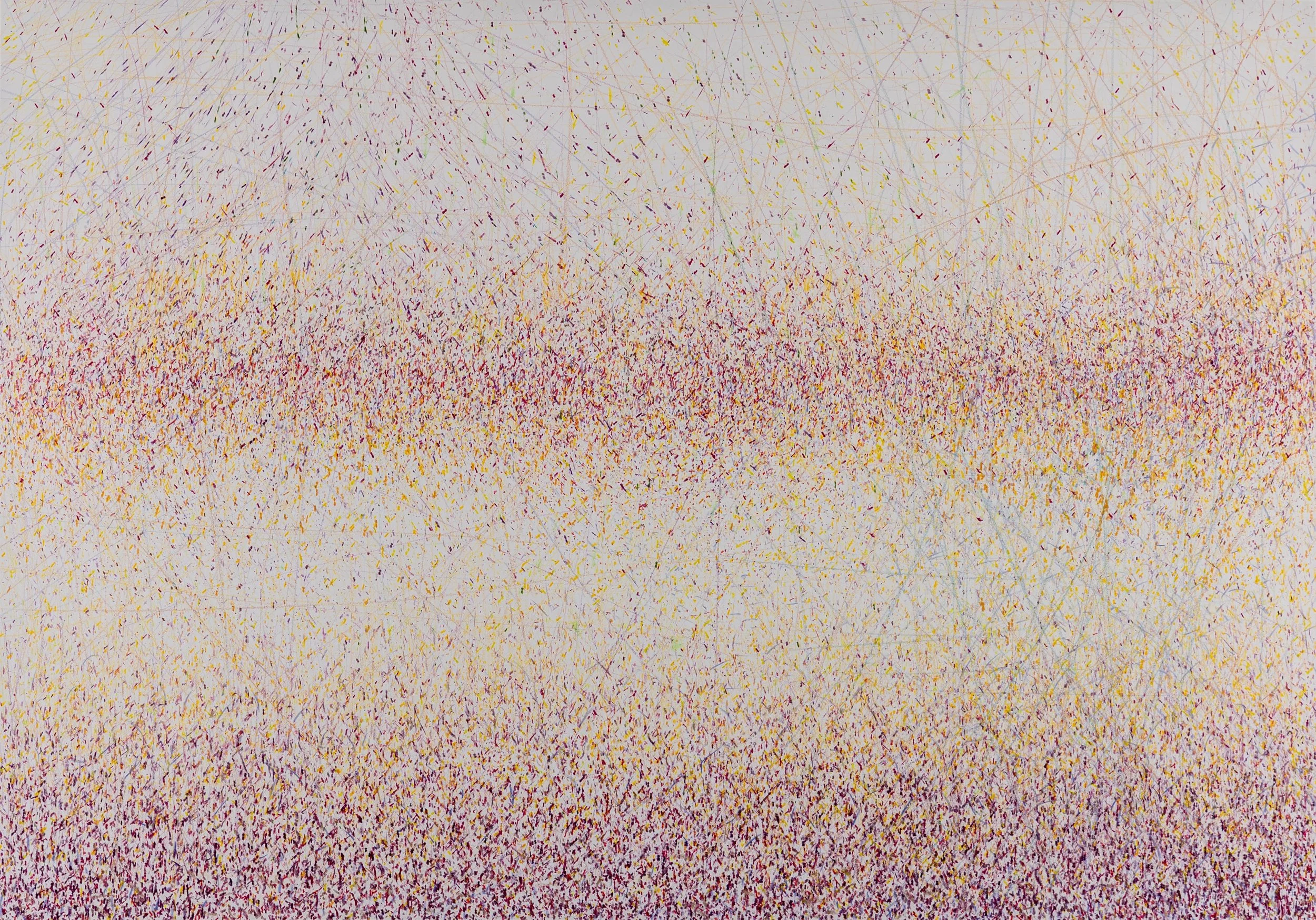 Low hum of summer 2025 -  pigment on cotton, 880 x 1270mm