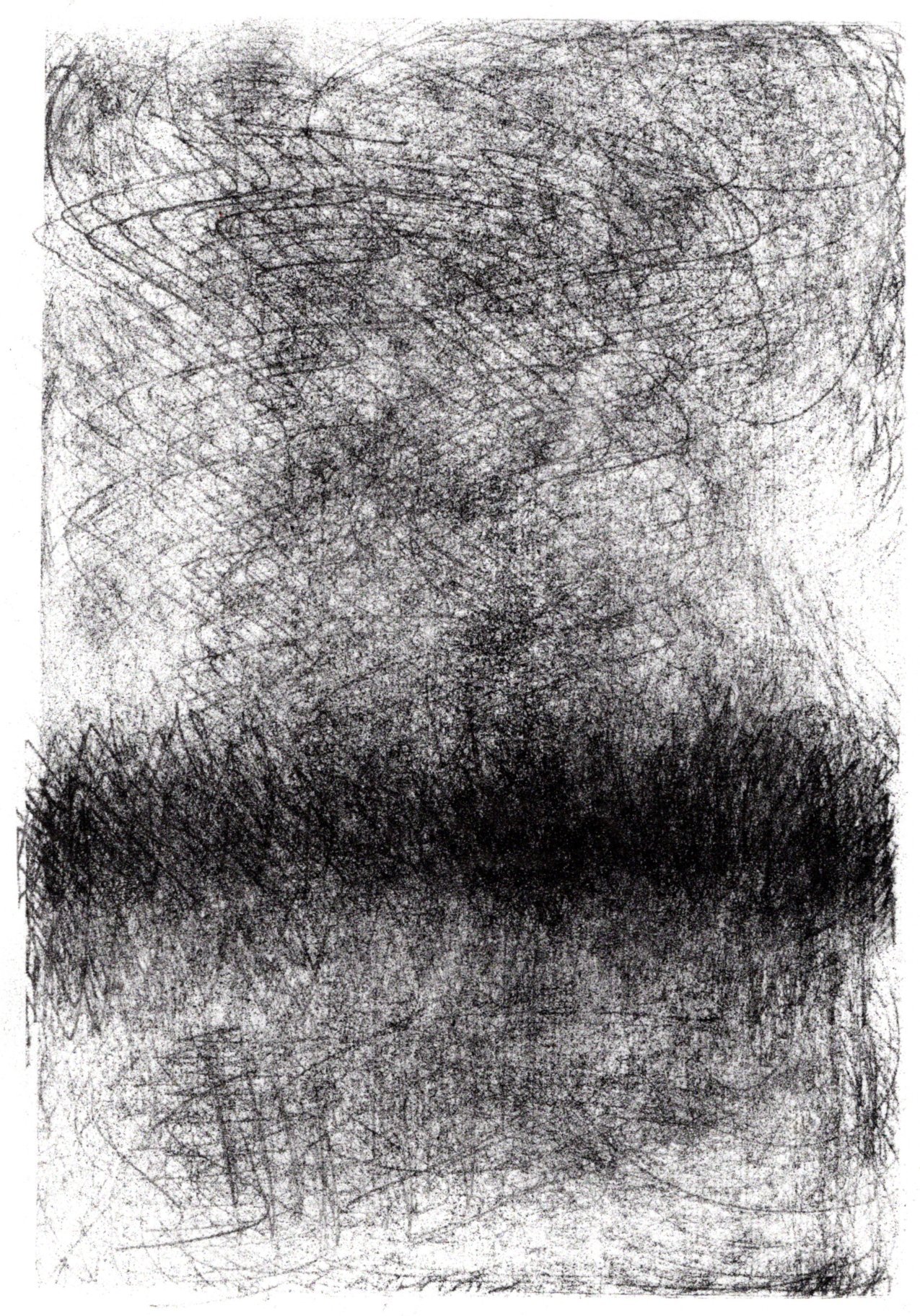 'Underwater call II'
1/1 monotype. ink on mulberry paper, 225mm x 150mm (image size)