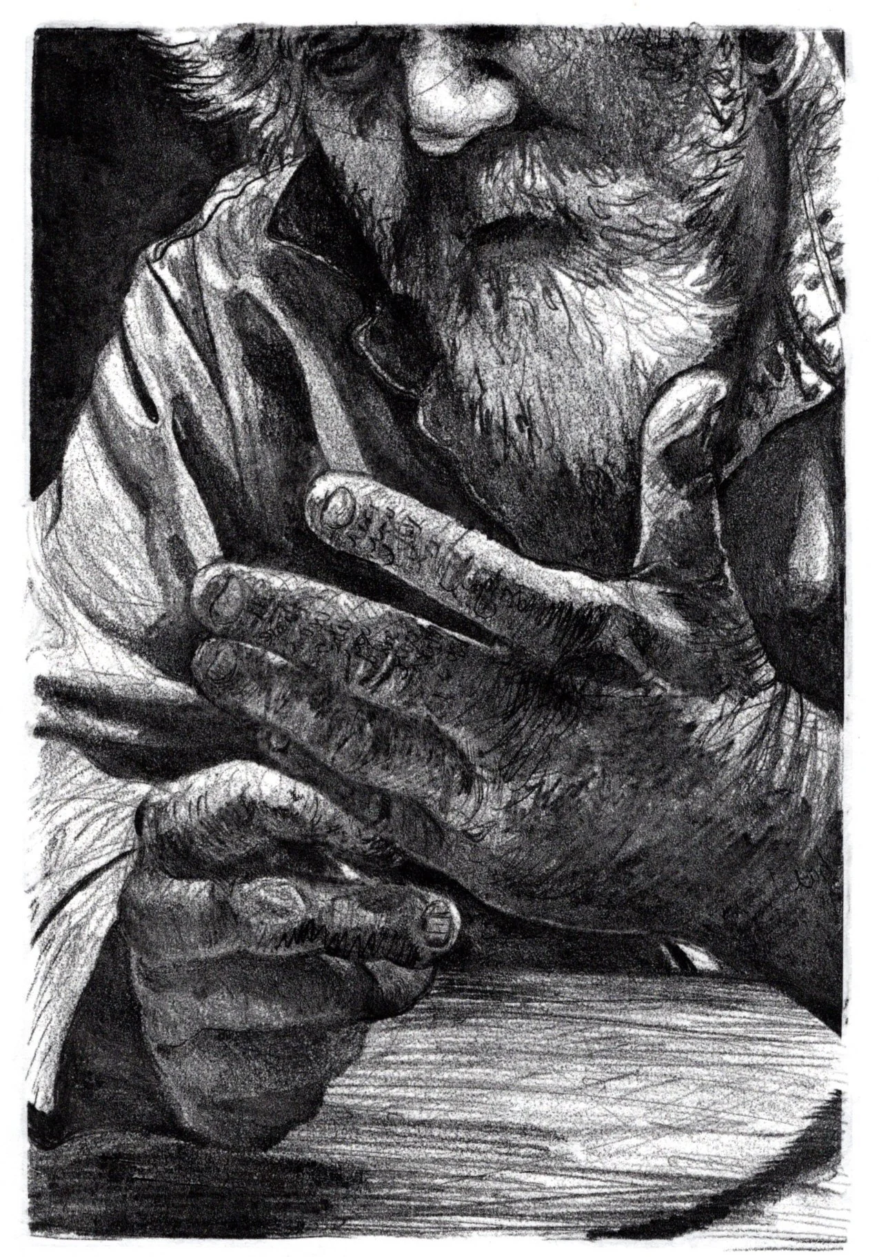 'Recollections', 1/1 monotype. ink on mulberry paper, 225mm x 150mm (image size)
