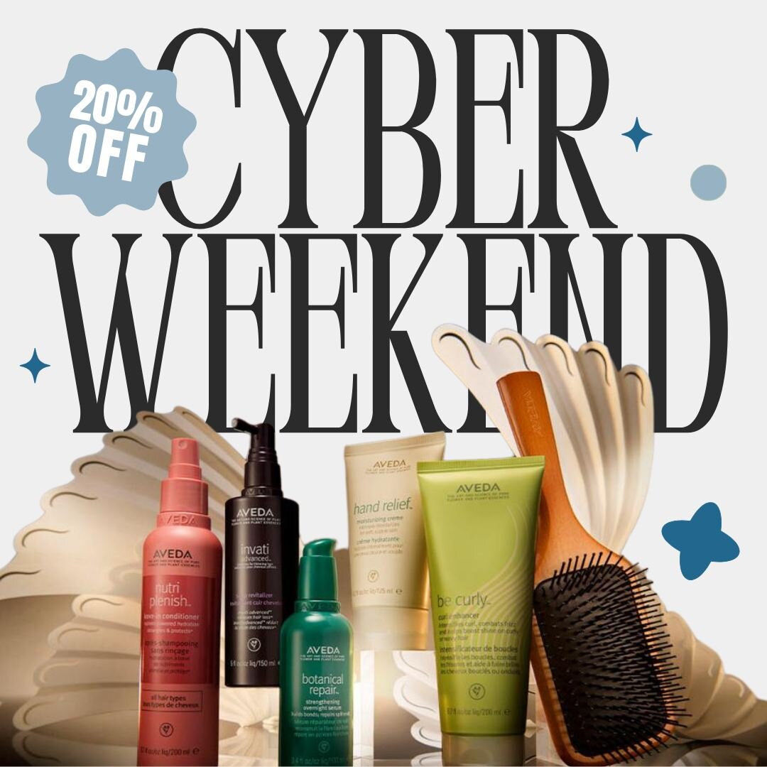 Cyber Weekend Alert! 🌟 Elevate your haircare routine with 20% OFF on all @avedaaustralia goodies from Friday to Monday! 🛍️✨

It's a limited-time offer that ends on Nov 27th or until stocks last. No rainchecks, just radiant locks waiting for you! 💇