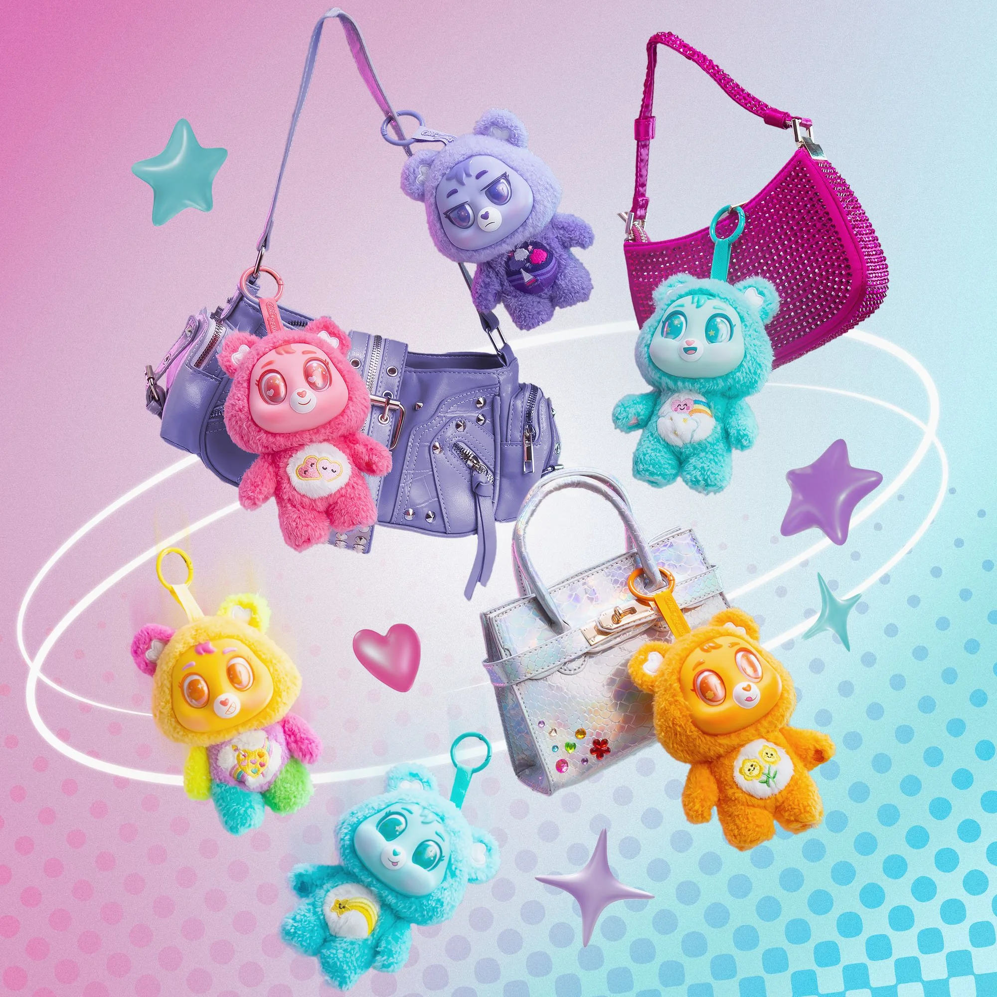 Care Bears Keychains