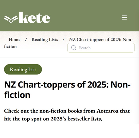 Kete Chart Toppers of 2025 non-fiction Understanding Te Tiriti Roimata Smail