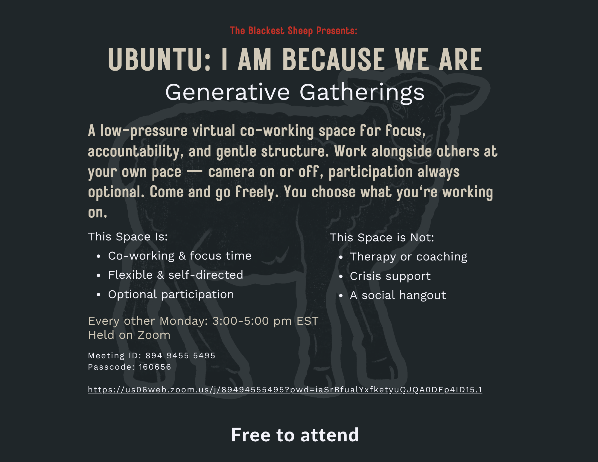 Ubuntu: "I am because we are" — Generative Gatherings