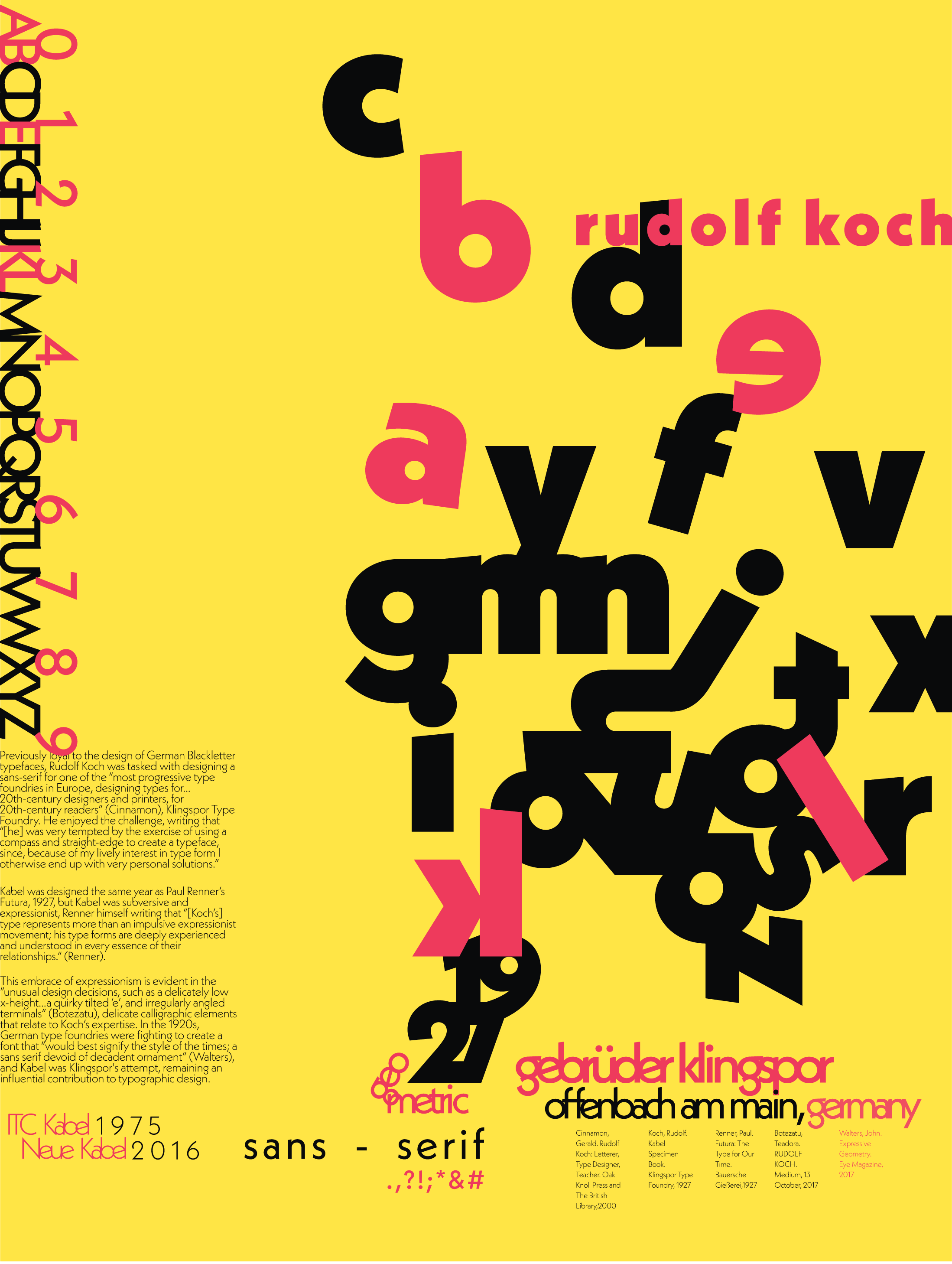 TYPOGRAPHIC HISTORY POSTER SERIES