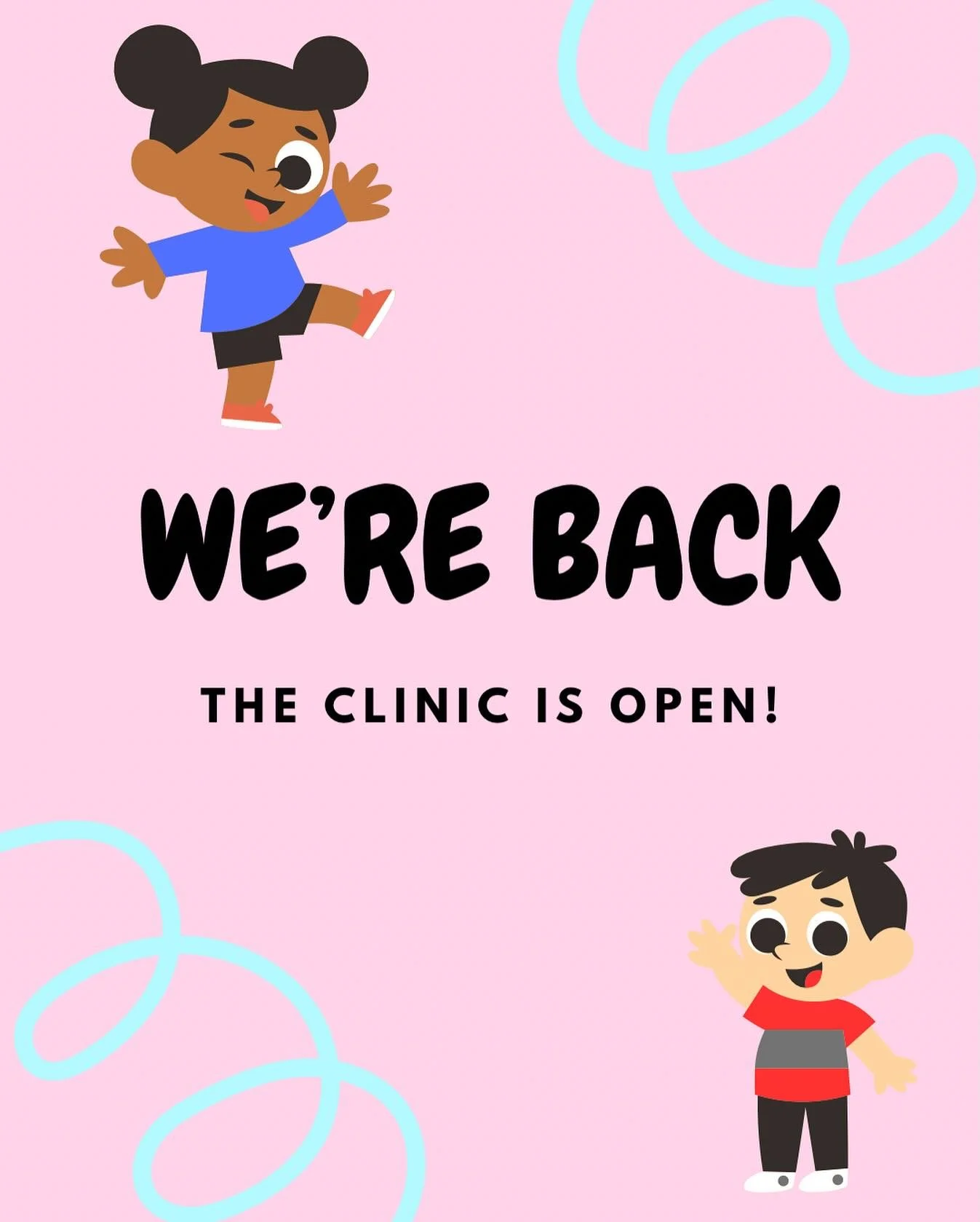 My heart is so full. 💕
After many weeks of remodeling (and lots of teletherapy!), the clinic is finally OPEN again! I am beyond excited to welcome my sweet kids back in person and share our newly refreshed space.
Thank you for your patience, encoura