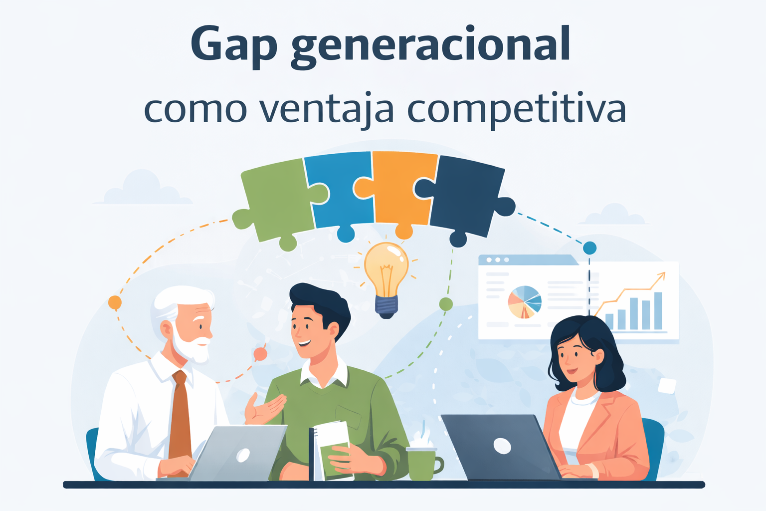El gap generacional como ventaja competitiva: capacidades complementarias, equipos más fuertes