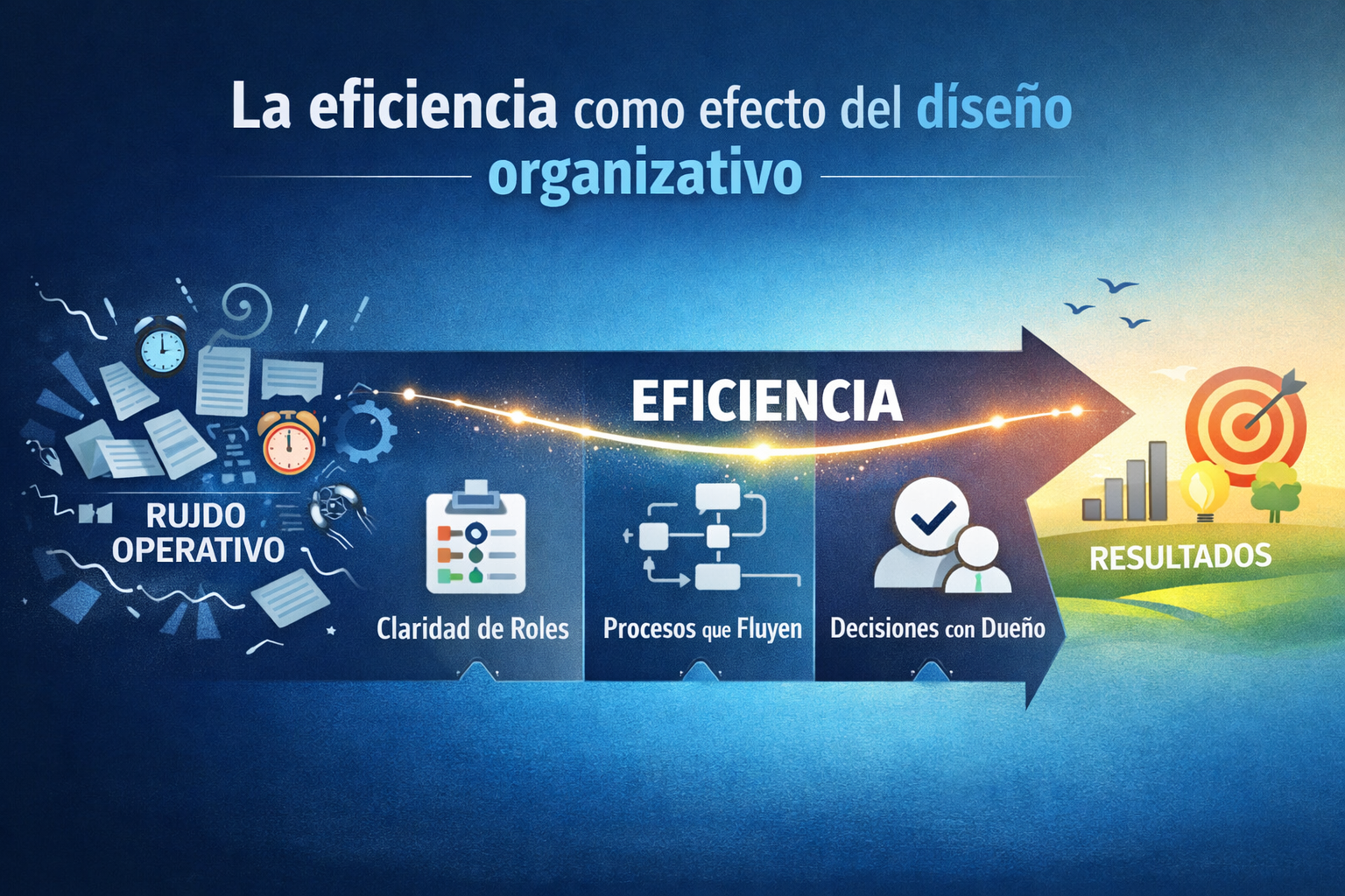 La eficiencia como efecto del diseño organizativo