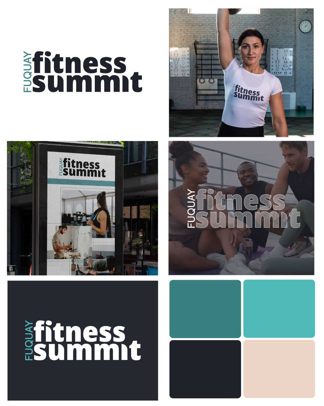 ⭐ 𝗕𝗥𝗔𝗡𝗗 𝗗𝗘𝗦𝗜𝗚𝗡⭐  𝗖𝗹𝗶𝗲𝗻𝘁 𝗚𝗼𝗮𝗹: Two businesses came together to create a fitness summit. They wanted a bold, simple and modern brand that is flexible with all aspects of health, nutrition and fitness needs that can be timeless as w