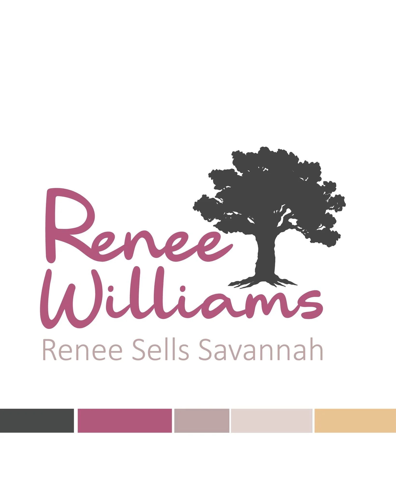 As a realtor - your logo should communicate your story and your market, not just have a visual of a house.

For Renee, the tree became the heart of the brand, representing roots, growth, community, and the feeling of finding a place to truly call hom