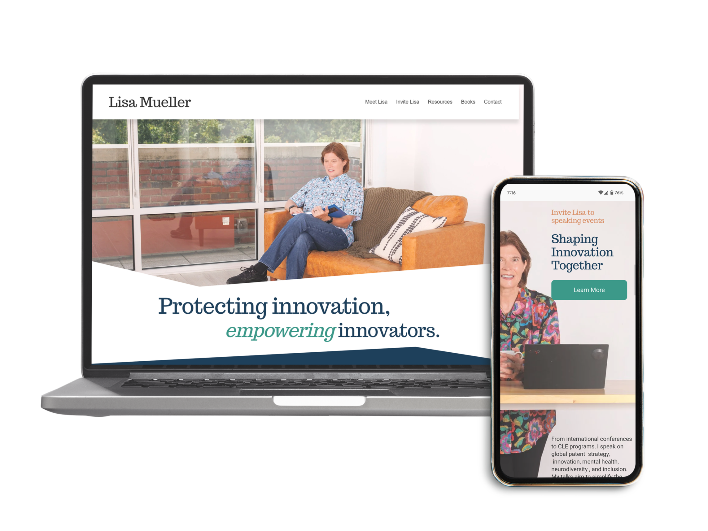 Intellectual property lawyer, speaker, podcaster
