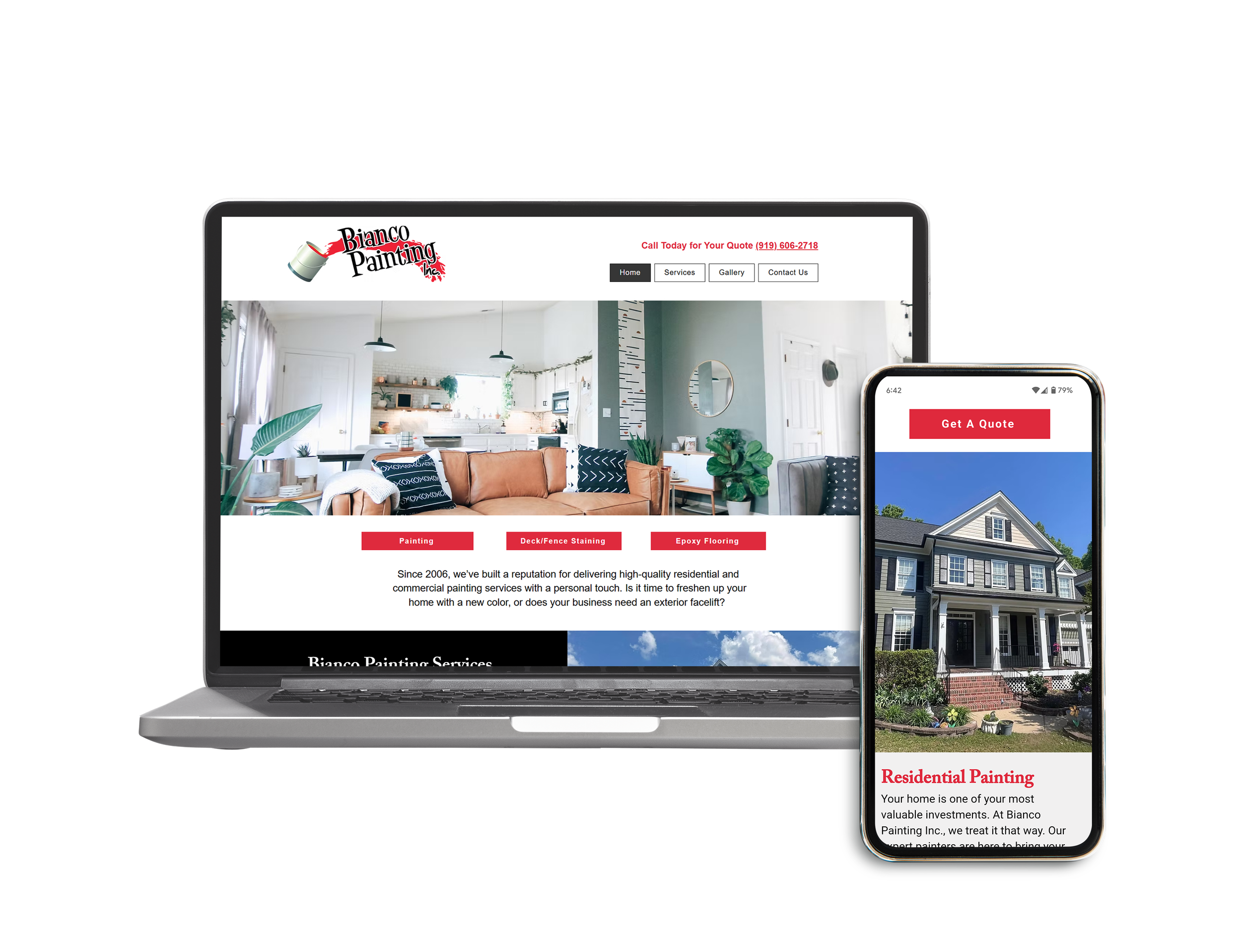 Bianco Painting Website