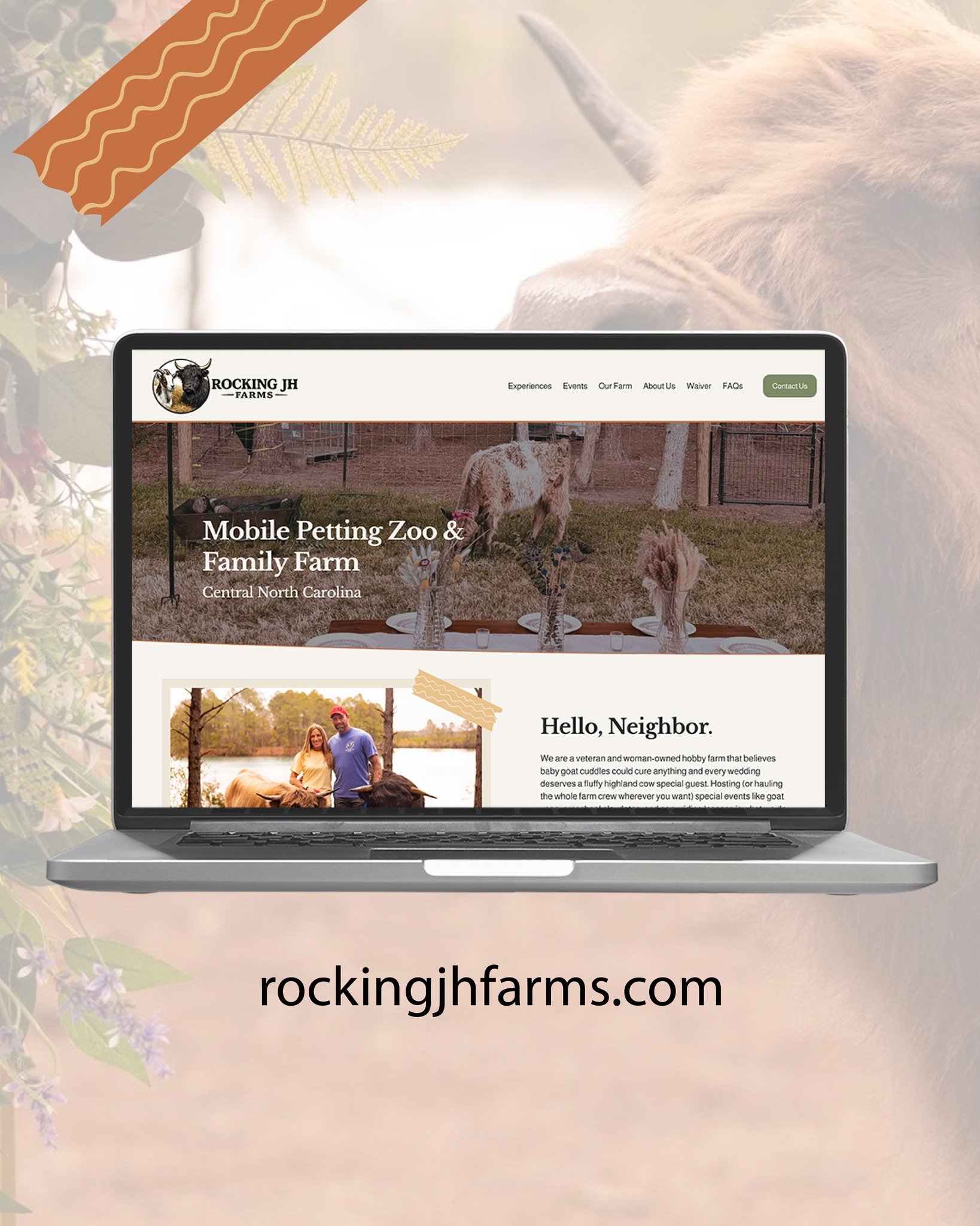 ⭐ 𝗪𝗘𝗕𝗦𝗜𝗧𝗘 𝗗𝗘𝗦𝗜𝗚𝗡 🐐  𝗙𝗿𝗼𝗺 𝗙𝗿𝘂𝘀𝘁𝗿𝗮𝘁𝗶𝗼𝗻 𝘁𝗼 𝗙𝗮𝗿𝗺-𝗙𝗿𝗲𝘀𝗵

Rocking JH Farms came to me after working with another company who was taking a bit too long and, more importantly, the website didn't fully fit their brand d