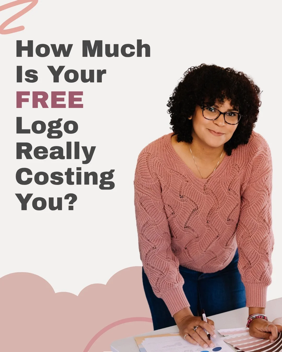 FREE ISN'T ALWAYS FREE.
And that AI design might be costing you more than you think.

Ready to upgrade to a professional and customized logo focused on strategy and your target audience? Connect with latreash
