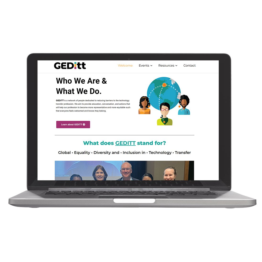 GEDITT website