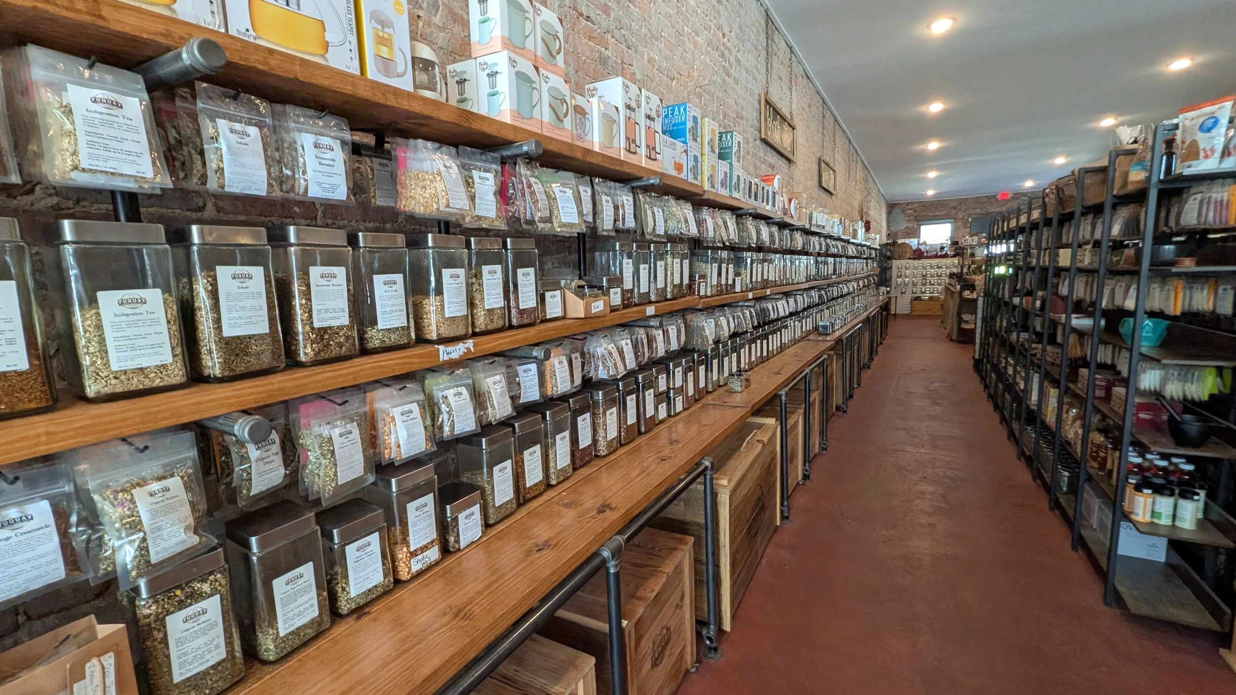 Fuquay Spice & Tea : Reorganizing of Space