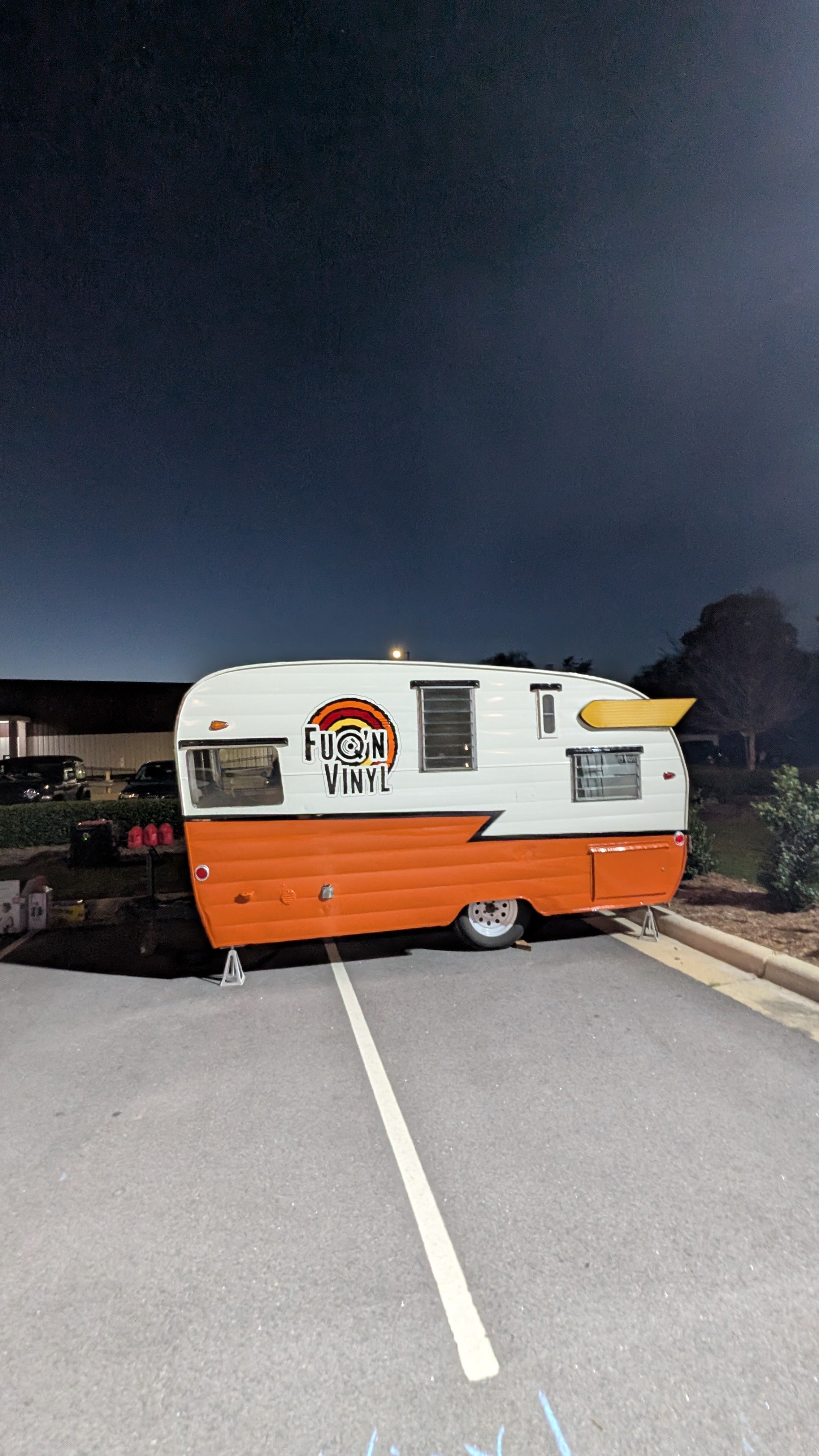 Back side of the camper 